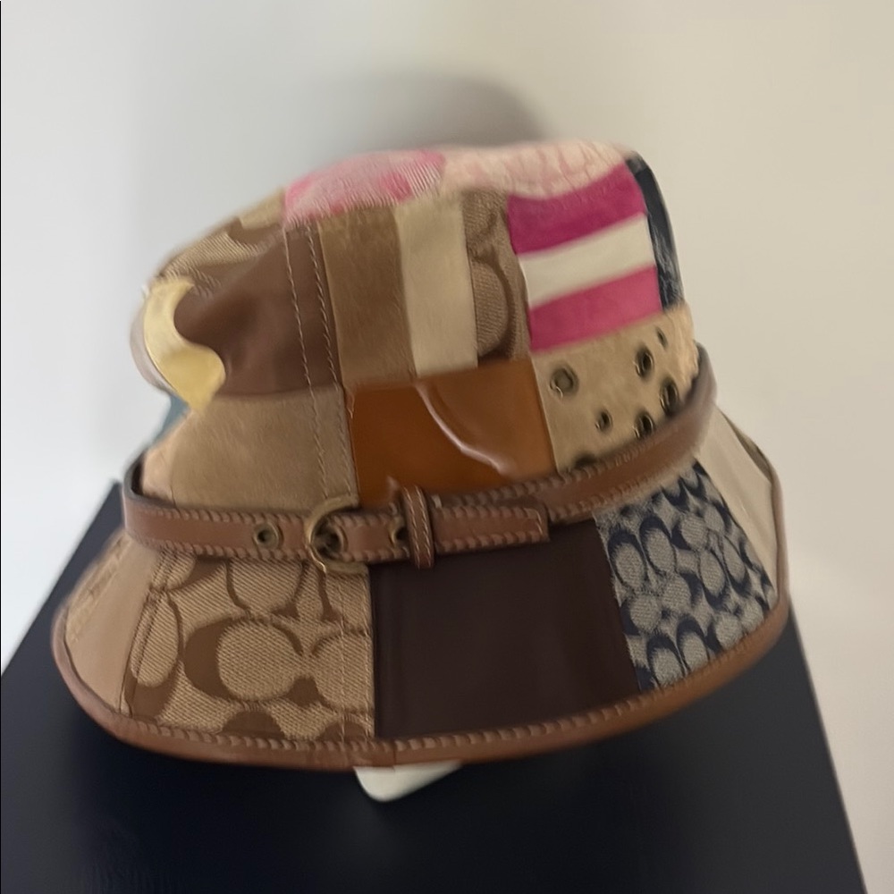 Authentic Coach patchwork bucket hat